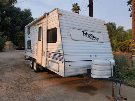 If looking to rent a RV when in Tahoe, I highly recommend Tahoe RV Rentals. . Tahoe lite travel trailer